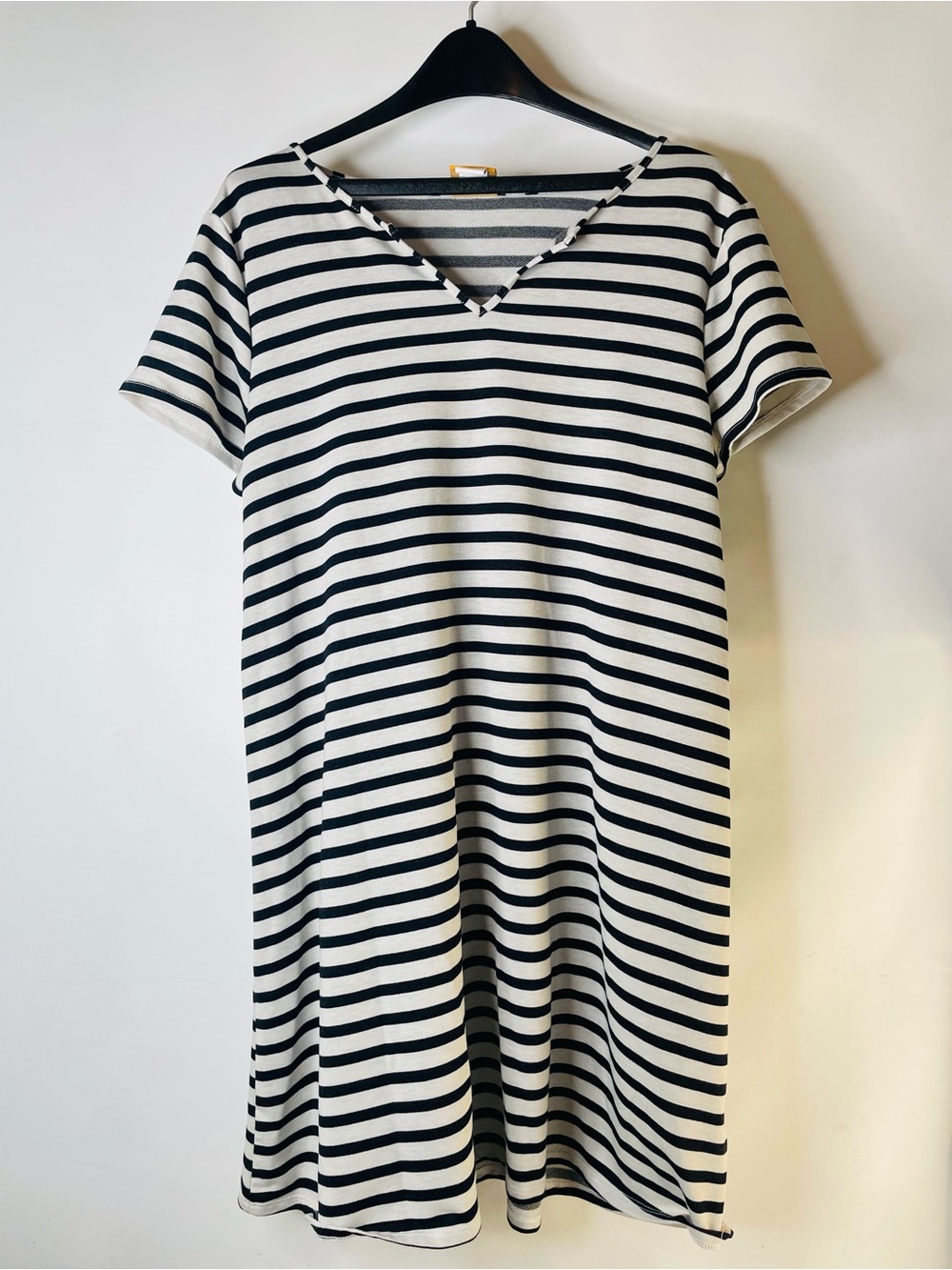 Ruby Rd L V Neck Tee Shirt Dress Size Lg